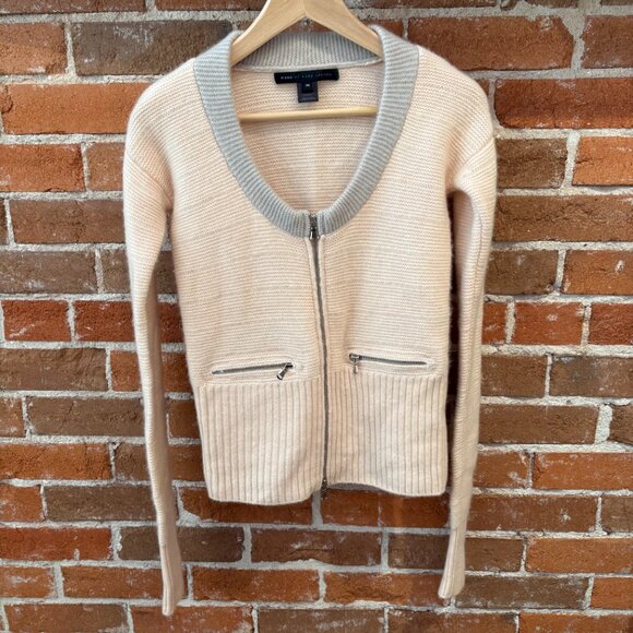 Marc by Marc Jacobs 100% Cashmere Zip Front Cardigan Size XS - SUPER SOFT - Picture 2 of 10